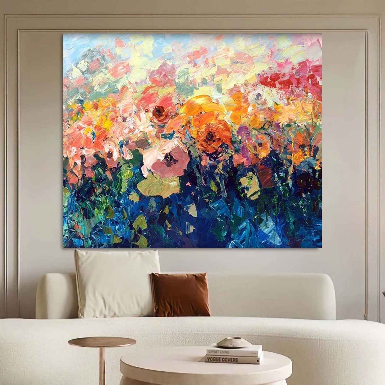A Symphony of Color – Impressionist Bloomscape That Captures the Soul - ARABELART