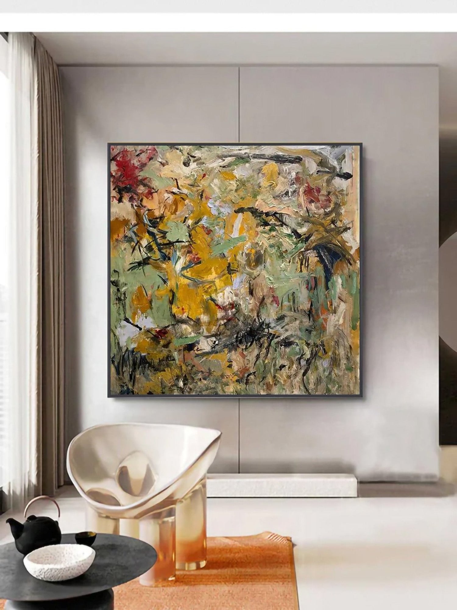 Bring Bold Emotion into Your Home with This Striking Abstract Oil Painting - ARABELART