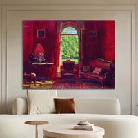 Deck Your Halls for Christmas: Choose Bold Red Oil Paintings for a Festive and Vibrant Touch - ARABELART