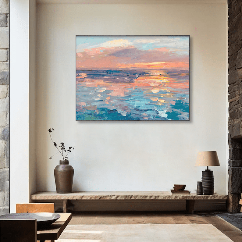 “How This Sunset Painting Became My Daily Escape” - ARABELART