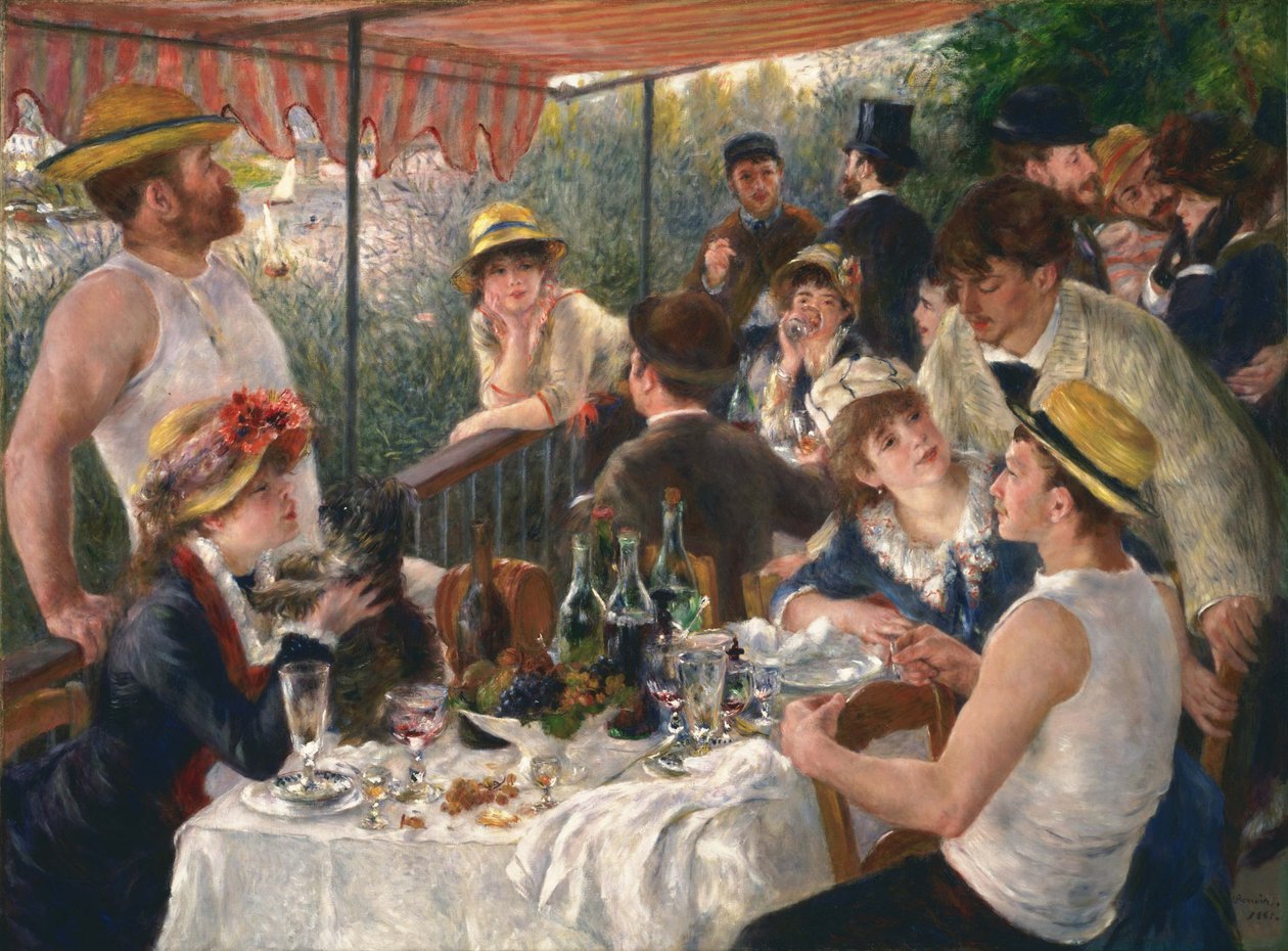 Recreate the Charm of Renoir's Luncheon of the Boating Party with Our High-Quality Oil Paintings - ARABELART