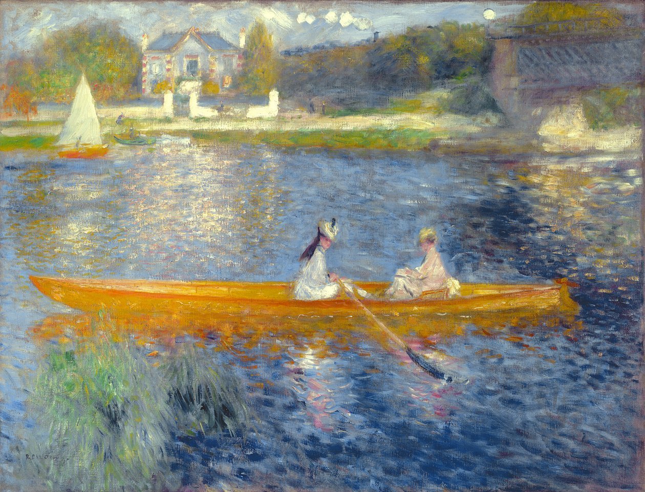 The Skiff by Pierre-Auguste Renoir: A Famous Art Reproduction - ARABELART