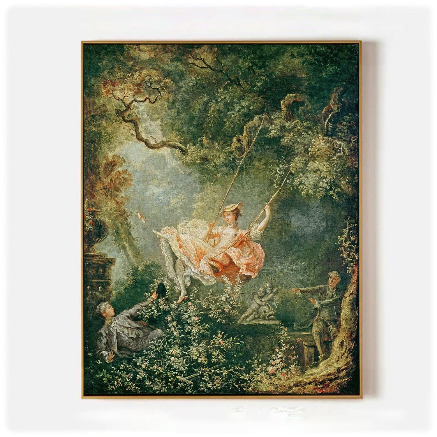 The Swing by Jean-Honoré Fragonard: A Playful Masterpiece of Rococo Art - ARABELART