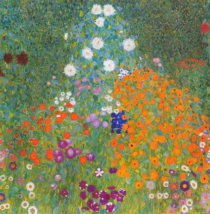 Flower Garden by Gustav Klimt - Famous Art Reproduction - ARABELART