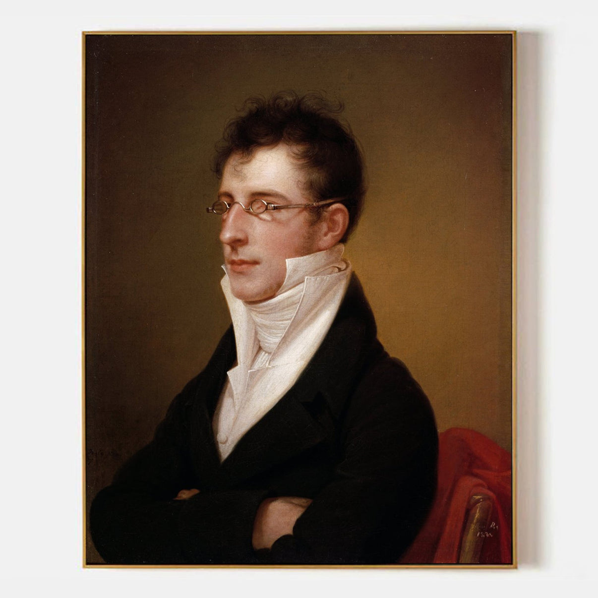 Rubens Peale by Rembrandt Peale - Famous Art Reproduction - ARABELART