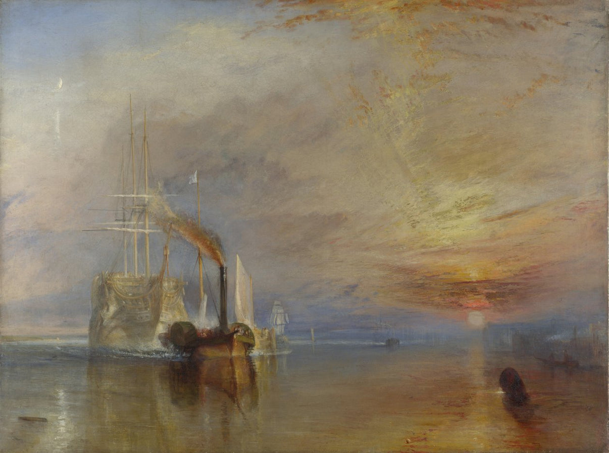 The Fighting Temeraire, 1839 by J.M.W. Turner - Famous Art Reproduction - ARABELART