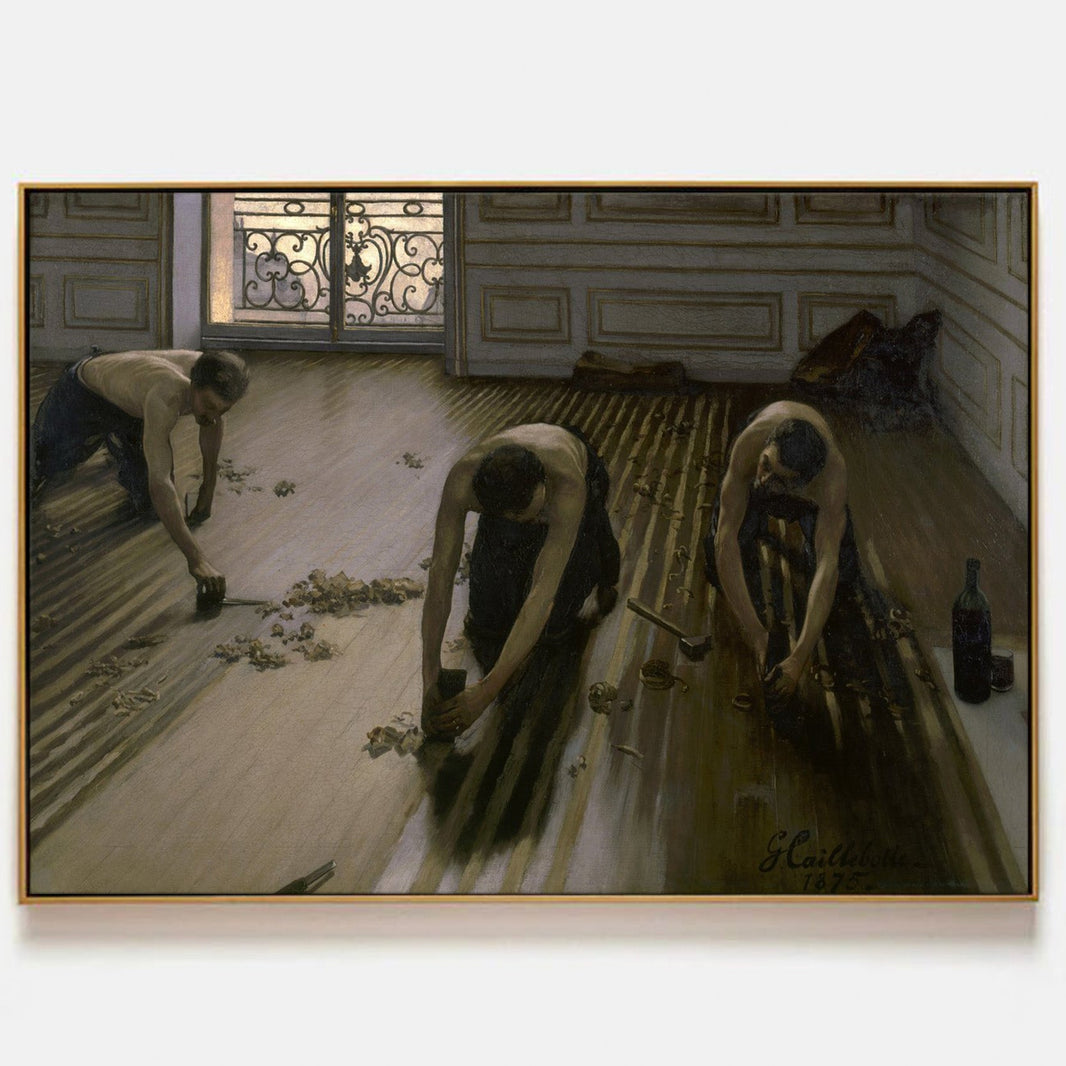 The Floor Scrapers by Gustave Caillebotte - Famous Art Reproduction - ARABELART