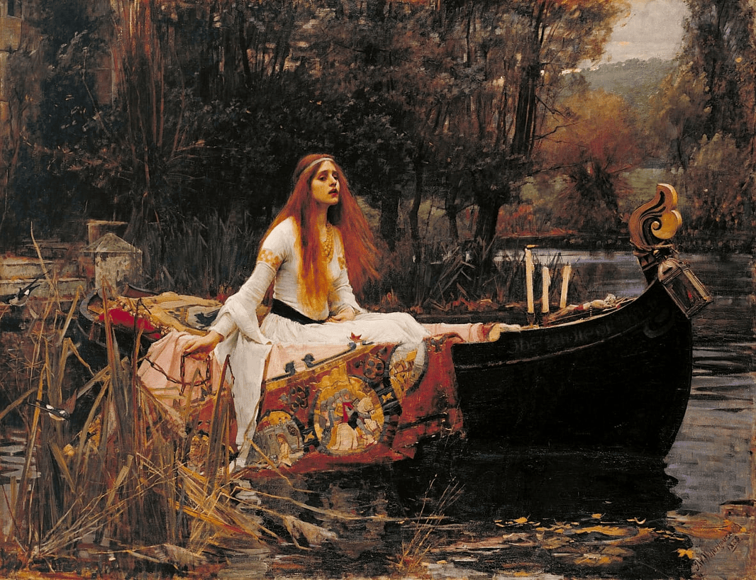 The Lady of Shalott by John William Waterhouse - Famous Art Reproduction - ARABELART