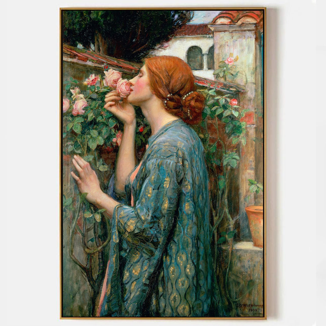 The Soul of the Rose by John William - Famous Art Reproduction - ARABELART