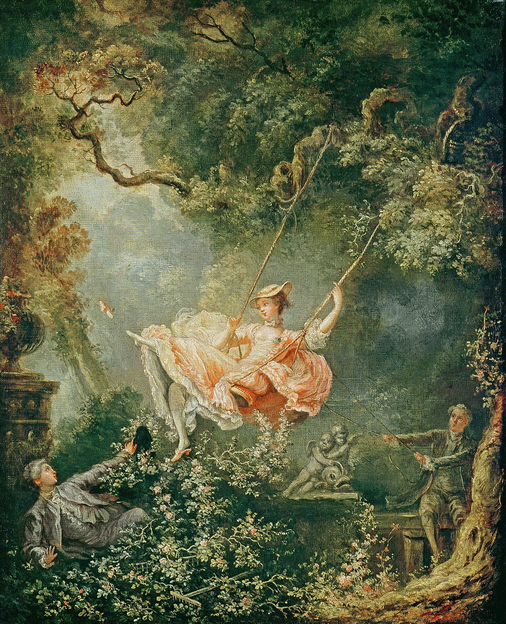 The Swing by Jean - Honoré Fragonard - Famous Art Reproduction - ARABELART