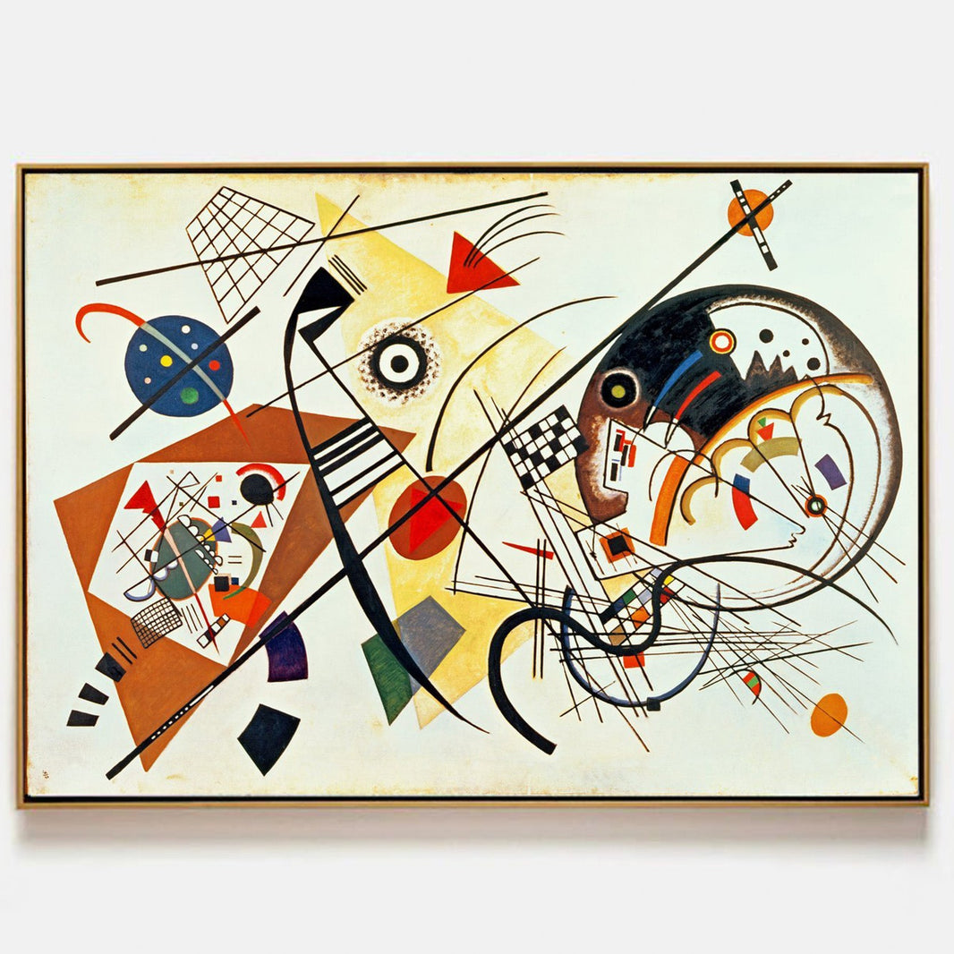 Throughgoing Line by Wassily Kandinsky - Famous Art Reproduction - ARABELART