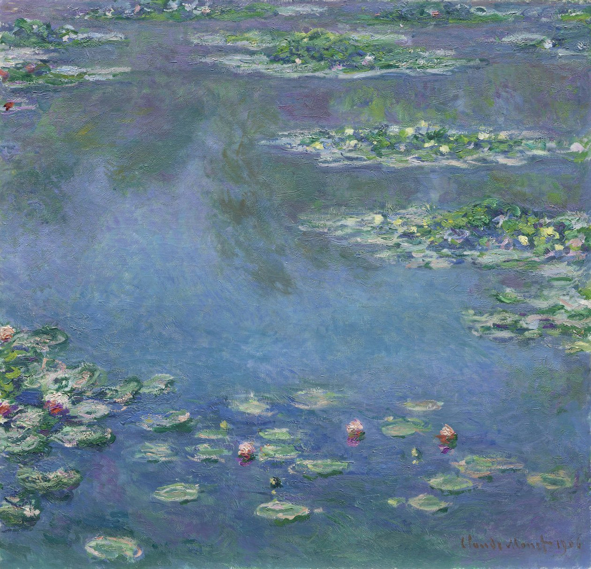 Water Lilies by Claude Monet - Famous Art Reproduction - ARABELART